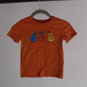 Boys Cat & Jack Orange Shirt – Size 4T